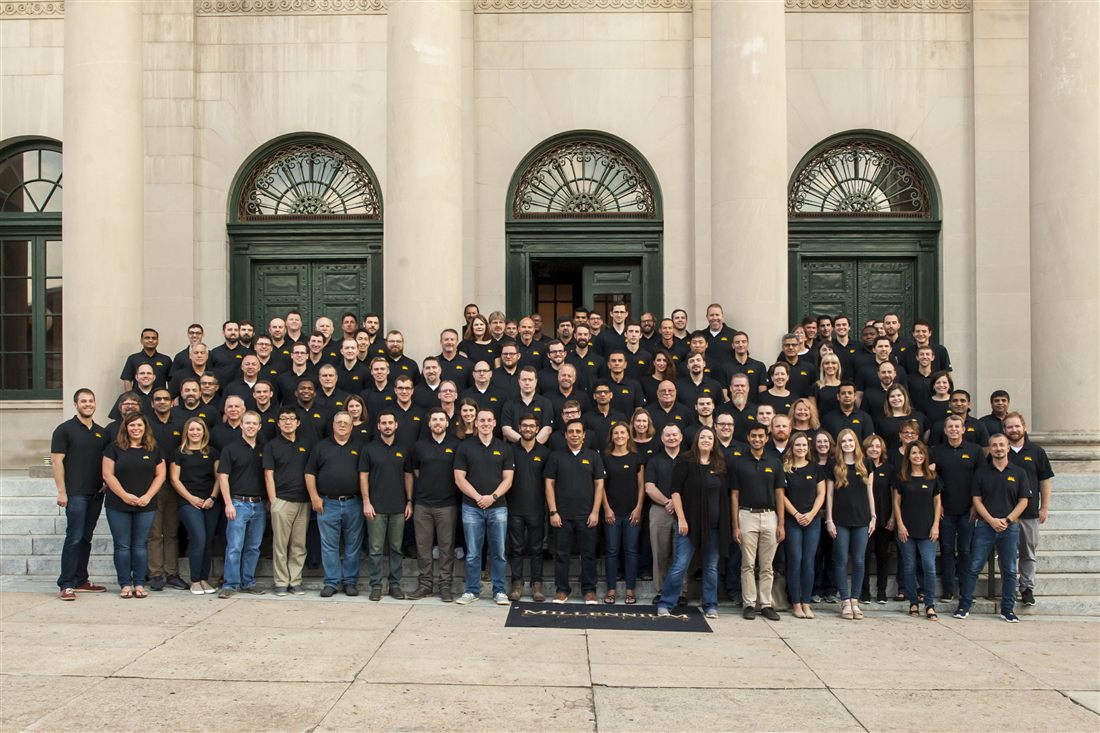 The Sunrise team during its growth years